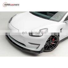 Carbon! New for Model 3 Full Set Carbon Material Small Body Kit for TSL With Front Lip Side Skirt Rear Diffuser for Model3 thumbnail-3