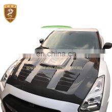 Car Modification Parts Suitable For GTR R35 Carbon Fiber Bonnet Hood thumbnail-3