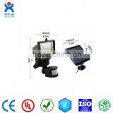 Solar Panel Supply Power Led Flood Light With PIR Motion Sensor thumbnail-1