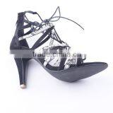 New Model Women Party Wear Wholesale Gladiator Back Zipper Strap Sandals 2016 thumbnail-6