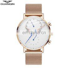 GUANQIN GS19101 Luxury Quartz Men Branded Wrist Watches Stainless Steel Nice Men Watch Custom OEM Logo thumbnail-4
