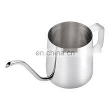 Classic Pour Over Coffee Tea Kettle 304 Stainless Steel Gooseneck Hanging Ear Pot Wholesales thumbnail-5