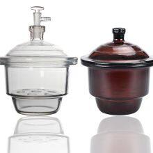 Glass desiccators 150mm to 300mm brown white color Boro3.3