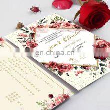 Custom Logo Gold Foiling Custom Handmade Wedding Invitation Card Designs thumbnail-3