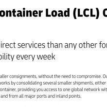 Less than Container Load