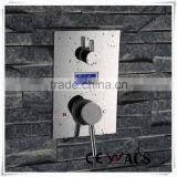 Digital Thermostatic Led Shower Set Shower Head Set With Rainfall Waterfall Shower thumbnail-2