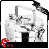 Portable Stainless Steel Hot Four Layer Tiffin Lunch Box/ Insulated Food Carrier/ Hand Pot thumbnail-2