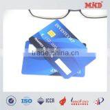 MDC040 Contact 4442 ic Chip Card Plastic Printed Lamination Card With Embossing No.