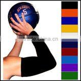Black Sports Protection Basketball Pro Tennis Golf Cycling Muscle Top Skin Arm Sleeves thumbnail-1
