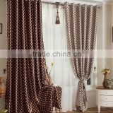 2015 New style 100% polyester curtain fabric black out curtain designs for meeting room