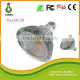 Aluminum 10w Par 30 Led Cob Spotlight 830 Flux Luminus Led Par30 With Ac85-265v