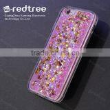 New Arrival Elegant Dynamic Liquid Quicksand Transparent Phone Case for IPhone