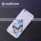 3D Butterfly Acrylic Tpu Smartphone Cover Case for Brand Mobiles