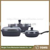 6pcs New Arrival Fashion Design Quality Assurance Die Casting Aluminum Cookware