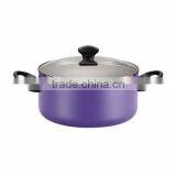 Hot Selling Purple Color Aluminum Non-stick & Ceramic Cookware Sets thumbnail-3