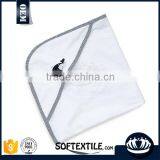 Wholesale Quick-dry Persoanlized White Baby Towel thumbnail-3