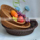 Wholesale Eco-friendly Handmade Plastic Rattan Basket thumbnail-4