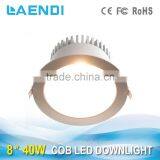 High Efficiency 40W COB LED Downlight CE ROHS FCC Approved Used in Offices