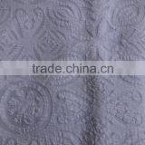 Queen Applique Bedding India, Hand Made Bedspread, Cutwork Bedspread, White Color Queen size hand made bedspread,
