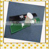 Promotion Rubber Custom Printed Black Soft Pvc Beer Mat