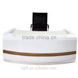 the Latest Glass Reception Table Design HYF-24