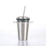 Stainless Steel Tumbler with Straw