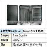 Travel Organizer Wallet / Travel Organizer (black Quality PU) thumbnail-1