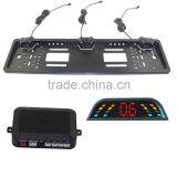 The European license plate frame with parking sensors,car parking sensor led display indicator