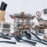 23pcs Set Stainless Steel Wholesale Kitchenware and Cookware thumbnail-1