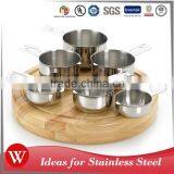 High Quality Food Metal Stainless Steel Measuring Cups 6 Pcs Quality Choice Supplier's Choice thumbnail-2
