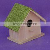 Cheap Handmade Christmas Wooden Carved Bird House thumbnail-3