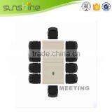 Guangzhou Manufacture Supreme Quality Conference Room Laminated Meeting Table thumbnail-3