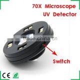 Universal Clip-on Professional LED Microscope 70x Magnification Lighting Mircoscope for Iphone Samsung Other Smartphone thumbnail-4