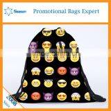 Wholesale Bulk Drawstring Bags Cloth Drawstring Bags Emoji Bag Supplier's Choice
