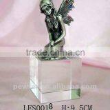 Beautiful Fairy With Green Crystal Ball Craft LFS0018