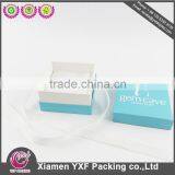Custome Design Sky Blue Cardboard Box Gift Packaing, Gift Paper Box With White Ribbon thumbnail-4