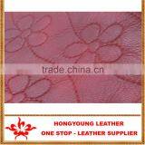 3D Hollowing Out Flower Grain pu Leather Material for Handmade Leather Bag