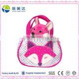 Shimmering Fox Pet Tote With Pink Fox Plush Toy thumbnail-1