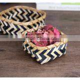 Bamboo Woven Mini Desk Storage Basket thumbnail-4