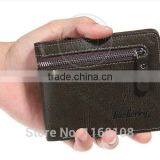 Mens Leather Wallet ID Credit Card Holder Bifold Purse Clutch Zipper Wallets thumbnail-3