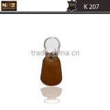 Key Chain Holder in Genuine Leather With High Quality Metal Rings. thumbnail-1