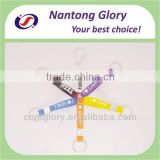 Advertising Customized debossed Silicone Keychain
