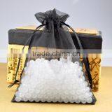 In Stock Hotsale Black Organza Gift Bags Drawable Christmas Wedding Party Jewelry Gift Pouch