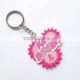 Hot sale Rubber Key chain / Custom Logo PVC Key Tag / Letter Soft pvc Key Holder