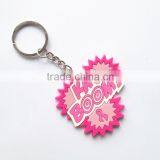Hot Sale Rubber Key Chain / Custom Logo PVC Key Tag / Letter Soft Pvc Key Holder