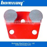 High quality fan-shaped diamond grinding block for grinding concrete