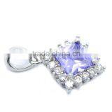 925 Sterling Silver Zircon Jewellery Fine Silver Jewelry Pendant thumbnail-2