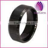 Wholesale Cheap Black Stainless Steel Ring for Men thumbnail-1