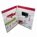 Hot 4.3inch Handmade Wedding Invitation Card Lcd Video Brochure for Gifts