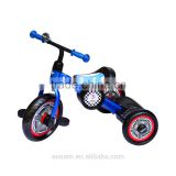 Aosom Blue Kids Play Tricycle MINI Toddler Tricycle with Push Handle